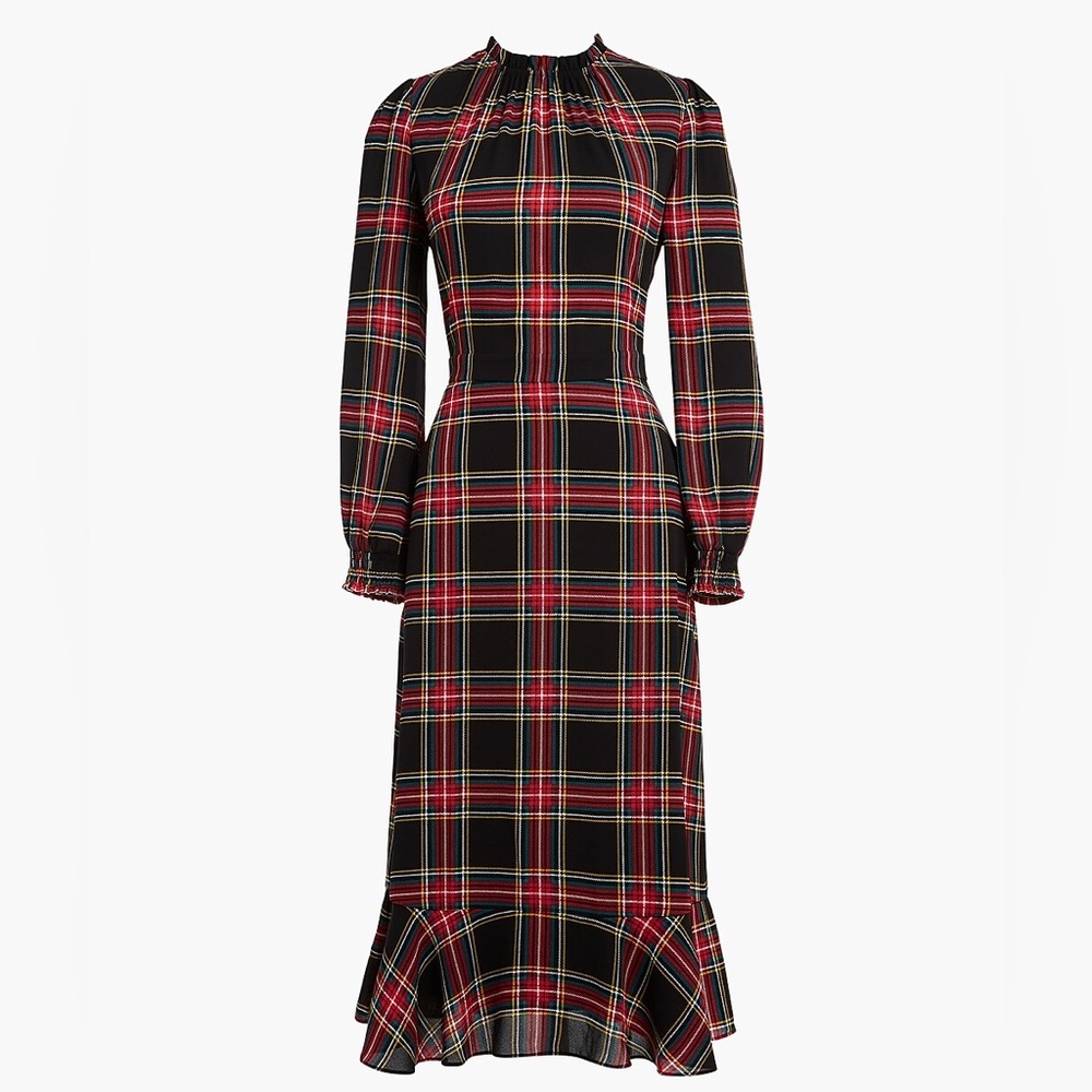 J. Crew Ruffleneck Peasant Dress